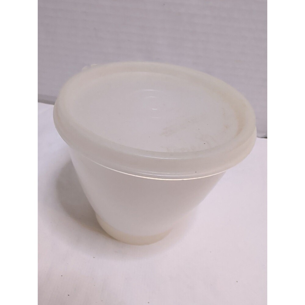 Tupperware Replacement Condiment Bowl White Vintage 733-4